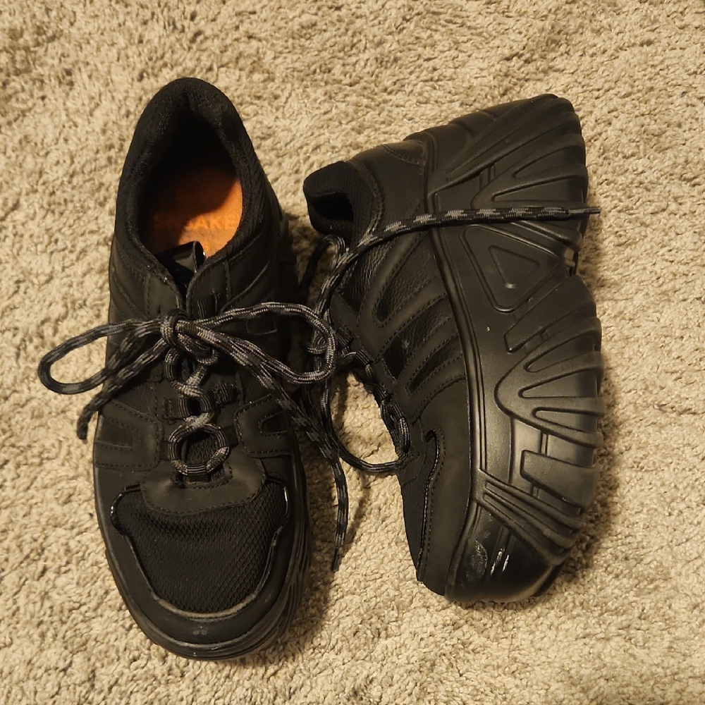 Black Women's Chunky Sneakers